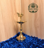 Brass Peacock Puja Diya 8 Inch