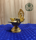 Brass Gajalakshmi Diya 6 Inch