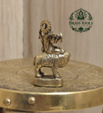 Miniature Brass Durga Devi Statue 1.5 Inch