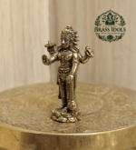 Miniature Brass Lord Vishnu Idol 1.5 Inch