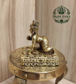 Premium Brass Laddu Gopal Idol 2.2-Inch