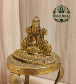 Premium Brass Tirupati Balaji with Gajalakshmi Statue 2.5 Inch