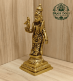 Brass Meenakshi Amman Statue 5 Inch