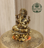 Premium Brass Ganesha Statue 2 inch