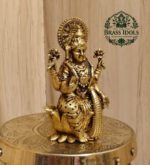 Premium Brass Lakshmi Statue 2.6 Inch