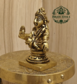 Brass Ayyappa Swami Statue 2 Inch