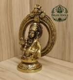 Brass Frame Ayyappan Statue 4.8 Inch
