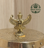 Miniature Brass Garuda Statue 1.5 Inch