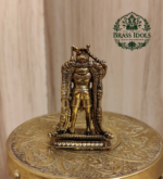 Premium Brass Karuppasamy Statue 1.9 Inch