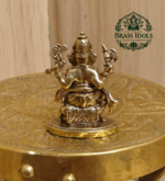 Miniature Brass Ganesh Idol 1.2 Inch