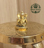 Miniature Brass Ganesha Idol 1.1 Inch