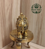 Premium Brass Elephant Statue 2.5 Inchv