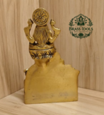 Brass Kubera Lakshmi Statue 5.9 Inch