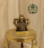 Brass Dagdusheth Ganesha Idol 2 Inch