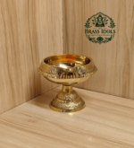 Brass Kubera Diya With Stand 2.2 Inch