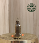 Miniature Brass Hanuman with Lakshmi Statue 1.2 Inch