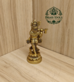 Brass Krishna Statue 3.5 Inch
