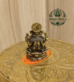 Miniature Brass Ganesh Idol 1.2 Inch