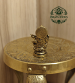Miniature Brass Saraswati Statue 1.1 Inch