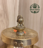 Miniature Brass Shiva Lingam 1.4 Inch