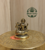 Miniature Brass Saraswati Statue 1.2 Inch