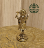 Miniature Brass Kali Statue 1.5 Inch