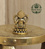 Miniature Brass Ganesh Idol 1.2 Inch