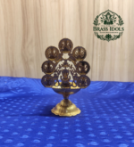 Premium Brass Astalakshmi Diya 4.8 Inch