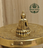 Miniature Brass Buddha Statue 1.5 Inch