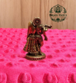 Miniature Brass Radha Krishna Statue 1.5 Inch