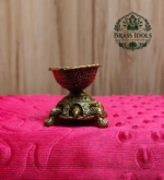 Premium Brass Tortoise Diya 1.8 Inch