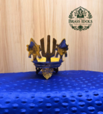 Brass Shanku Chakra Namah Diya 5 Inch
