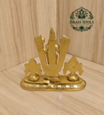 Brass Shankh Chakranamah Balaji Statue 3.5 Inch