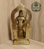 Brass Murugan Statue 8.5 Inch