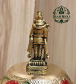Premium Brass Lord Palani Raja Murugan 2.2 Inch