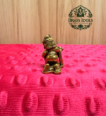 Miniature Brass Matka Krishna Statue 1.1 Inch