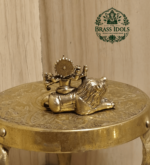 Miniature Brass Durga Devi Statue 1 Inch