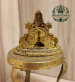 Premium Brass Tirupati Balaji with Gajalakshmi Statue 2.5 Inch