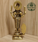 Brass Murugan Statue 6.2 Inch