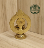 Brass Ayyappan Statue 3.6 Inch