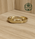 Brass Vastu Tortoise with Plate – Handcrafted Feng Shui Tortoise for Wealth, Stability & Vastu