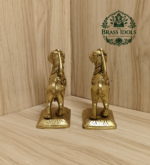 Brass Yali Set of 2 4.2 Inch
