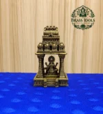 Premium Brass Saraswathi Devi Temple Mandap 3.5 Inch - Image 5