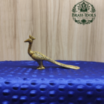 Brass Peacock Statue 5.5 Inch