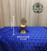 Premium Brass Lakshmi Vilaku 3.6 Inch - Image 2