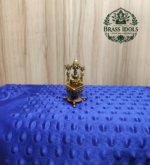 Premium Brass Tirupati Balaji & Goddess Lakshmi Diya 3.1 Inch