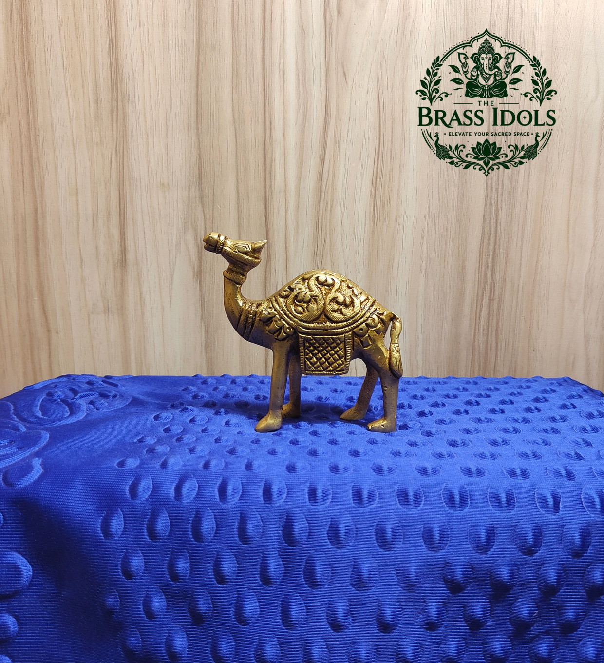 IMG20260813112534 Brass Camel Statue 4 Inch - Image 1