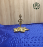 Brass Arumuga Om Vel Vilakku 5.2 Inch