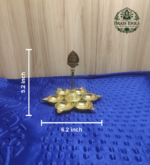 Brass Arumuga Vel Vilakku 5.2 Inch - Image 4