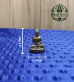Premium Brass Buddha Idol 1.6 Inch - Image 2